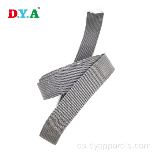 Factory duradera suave de 25 mm gris polipropileno pp correas